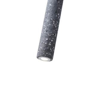ΦΩΤΙΣΤΙΚΟ ΚΡΕΜΑΣΤΟ ΤΣΙΜΕΝΤΟ GU10 45X45X300mm ΜΑΥΡΟ ARTE ILLUMINA SALPICO EUROLAMP – 144-50020