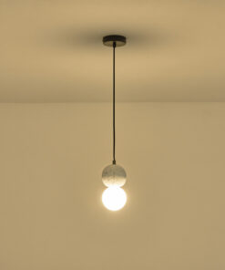 ΦΩΤΙΣΤΙΚΟ ΚΡΕΜΑΣΤΟ ΤΣΙΜΕΝΤΟ&ΓΥΑΛΙ G9 100X100X210mm ΛΕΥΚΟ ARTE ILLUMINA SALPICO EUROLAMP – 144-50021