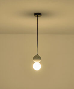 ΦΩΤΙΣΤΙΚΟ ΚΡΕΜΑΣΤΟ ΤΣΙΜΕΝΤΟ&ΓΥΑΛΙ G9 100X100X210mm ΓΚΡΙ ARTE ILLUMINA SALPICO EUROLAMP – 144-50022