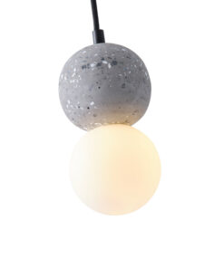 ΦΩΤΙΣΤΙΚΟ ΚΡΕΜΑΣΤΟ ΤΣΙΜΕΝΤΟ&ΓΥΑΛΙ G9 100X100X210mm ΓΚΡΙ ARTE ILLUMINA SALPICO EUROLAMP – 144-50022