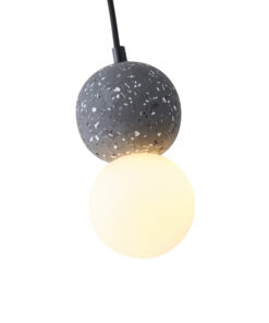 ΦΩΤΙΣΤΙΚΟ ΚΡΕΜΑΣΤΟ ΤΣΙΜΕΝΤΟ&ΓΥΑΛΙ G9 100X100X210mm ΜΑΥΡΟ ARTE ILLUMINA SALPICO EUROLAMP – 144-50023