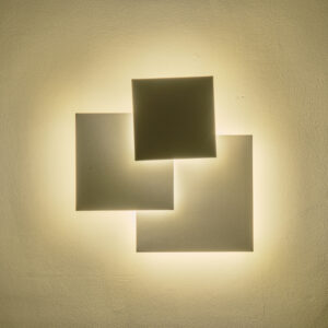 ΦΩΤΙΣΤΙΚΟ TOIXOY LED 16W 1400Lm 3000Κ  450X440mm ΛΕΥΚΟ ARTE ILLUMINA THALIA EUROLAMP – 144-58024