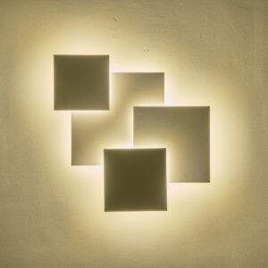 ΦΩΤΙΣΤΙΚΟ TOIXOY ΜΕΤΑΛΛIKO LED 30W 2600Lm 3000Κ 550X550mm ΛΕΥΚΟ ARTE ILLUMINA THALIA EUROLAMP – 144-58025
