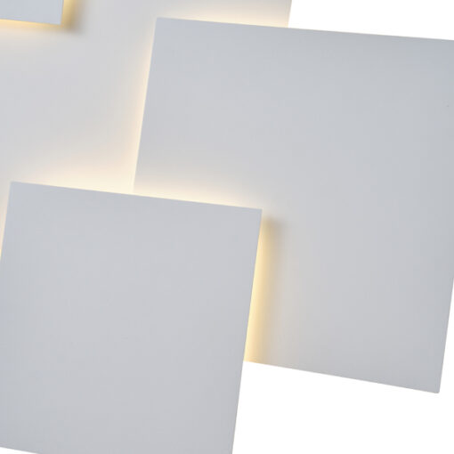 ΦΩΤΙΣΤΙΚΟ TOIXOY ΜΕΤΑΛΛIKO LED 30W 2600Lm 3000Κ 550X550mm ΛΕΥΚΟ ARTE ILLUMINA THALIA EUROLAMP – 144-58025