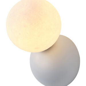 ΑΠΛΙΚΑ TOIXOY ΜΕΤΑΛΛΙΚΗ  G9 100X120mm ΛΕΥΚΟ ARTE ILLUMINA TERPSI EUROLAMP – 144-58027