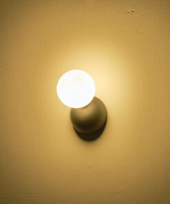 ΑΠΛΙΚΑ TOIXOY ΜΕΤΑΛΛΙΚΗ LED G9 100X120mm MΑΥΡΟ ARTE ILLUMINA TERPSI EUROLAMP – 144-58028