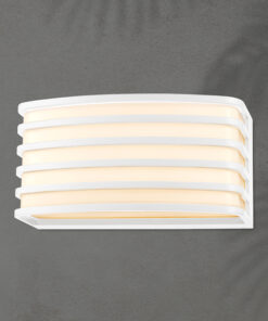 ΑΠΛΙΚΑ ΤΟΙΧΟΥ ΟΒΑΛ Ε27 200X100X90mm ΛΕΥΚΗ ARTE ILLUMINA EUROLAMP – 145-20239