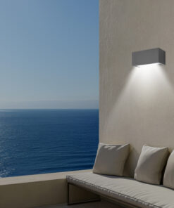 ΑΠΛΙΚΑ ΤΟΙΧΟΥ 1XΕ27 250X110X10 IP54 ΓΡΑΦΙΤΗ UP DOWN ARTE ILLUMINA AMIGO EUROLAMP – 145-20634