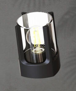 ΑΠΛΙΚΑ ΤΟΙΧΟΥ ΑΛΟΥΜΙΝΙΟΥ Ε27 ΜΑΧ 20W IP54 120Χ120Χ160mm ΜΑΥΡO ARTE ILLUMINA EUROLAMP – 145-20636