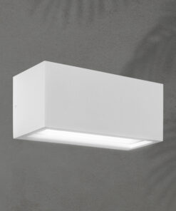 ΑΠΛΙΚΑ ΤΟΙΧΟΥ 2XΕ27 250X110X10 IP54 ΛΕΥΚΗ UP DOWN ARTE ILLUMINA AMIGO EUROLAMP – 145-20638