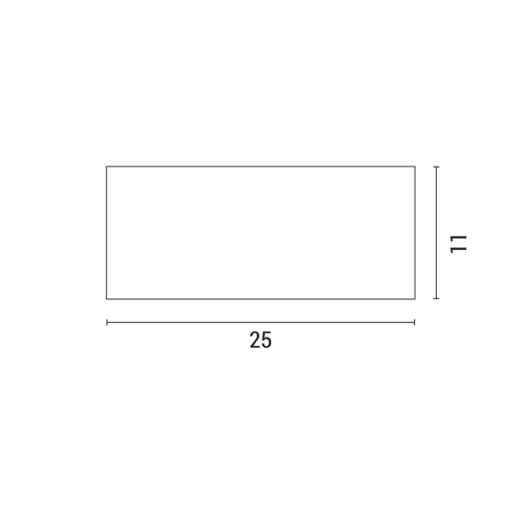 ΑΠΛΙΚΑ ΤΟΙΧΟΥ 2XΕ27 250X110X10 IP54 ΛΕΥΚΗ  UP DOWN ARTE ILLUMINA AMIGO EUROLAMP – 145-20638