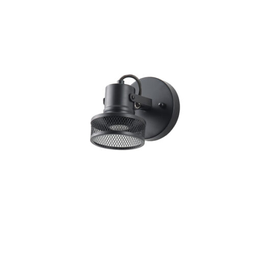 ΣΠΟΤ ΟΡΟΦΗΣ ΜΕ ΔΙΧΤΥ GU10 165X100X152mm ΜΑΥΡΟ ARTE ILLUMINA SOLUN EUROLAMP – 145-25045
