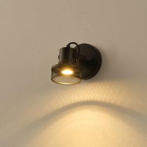 ΣΠΟΤ ΟΡΟΦΗΣ ΜΕ ΔΙΧΤΥ GU10 165X100X152mm ΜΑΥΡΟ ARTE ILLUMINA SOLUN EUROLAMP – 145-25045