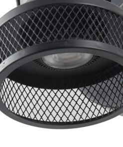 ΣΠΟΤ ΟΡΟΦΗΣ ΜΕ ΔΙΧΤΥ GU10 165X100X152mm ΜΑΥΡΟ ARTE ILLUMINA SOLUN EUROLAMP – 145-25045