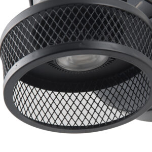 ΣΠΟΤ ΟΡΟΦΗΣ ΜΕ ΔΙΧΤΥ GU10 165X100X152mm ΜΑΥΡΟ ARTE ILLUMINA SOLUN EUROLAMP – 145-25045