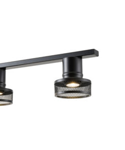 ΣΠΟΤ ΟΡΟΦΗΣ ΜΕ ΔΙΧΤΥ ΠΕΝΤΑΠΛΟ E27 1180X100X1180mm ΜΑΥΡΟ ARTE ILLUMINA SOLUN EUROLAMP – 145-25047