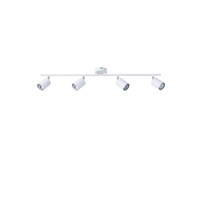 ΣΠΟΤ ΜΕΤΑΛΛΙΚΟ 4ΦΩΤΟ 4XGU10  790X80X165mm ΛΕΥΚΟ ARTE ILLUMINA OLYMP EUROLAMP – 145-25229