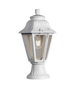 FUMAGALLI ΚΟΛΩΝΑΚΙ ΔΑΠΕΔΟΥ MIKROLOT ANNA ΛΕΥΚΟ ΕΞΑΓΩΝΟ 220X385mm Ε27 EUROLAMP – 145-26003