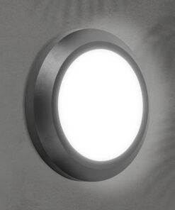 ΦΩΤΙΣΤΙΚΟ ΤΟΙΧΟΥ ΟΒΑΛ LED 4W 150X150X27 3CCT IP65 ΜΑΥΡΟ ARTE ILLUMINA EUROLAMP – 145-52105