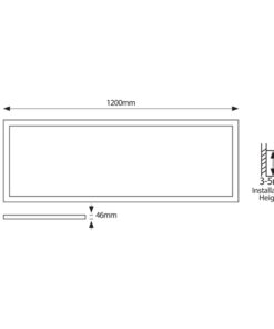 ΦΩΤΙΣΤΙΚΟ ΧΩΝΕΥΤΟ BACKLIGΗΤ PRO UGR19 120X30 32W 6500Κ 220-240V ΛΕΥΚΟ EUROLAMP – 145-56323