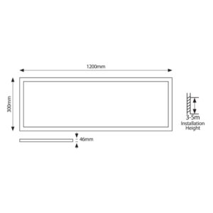 ΦΩΤΙΣΤΙΚΟ ΧΩΝΕΥΤΟ BACKLIGΗΤ PRO UGR19 120X30  32W 4000Κ 220-240V ΛΕΥΚΟ EUROLAMP – 145-56324