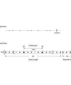 ΤΑΙΝΙΑ LED 5M 7,2W 12V 3000K IP20 VALUE EUROLAMP 145-70112