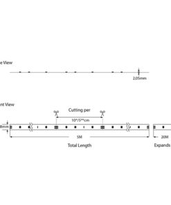 ΤΑΙΝΙΑ LED 5M 10W 24V 4000K IP20 PRO EUROLAMP 145-70241