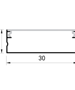 ΠΡΟΦΙΛ ΕΞΩΤΕΡΙΚΟ 2000*30*10 90° VALUE EUROLAMP – 145-70953