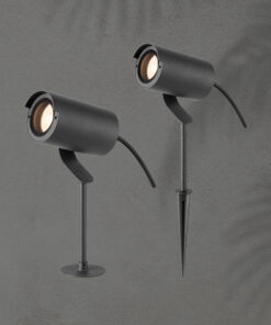 ΣΠOT ΚΗΠΟΥ ΜΕΤΑΛΛΙΚΟ ΓΡΑΦΙΤΗΣ GU10 IP65 240X140X75mm ARTE ILLUMINA EUROLAMP – 145-82038