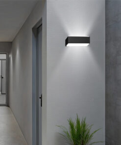 ΑΠΛΙΚΑ ΤΟΙΧΟΥ ΑΛΟΥΜΙΝΙΟΥ LED UPDOWN 10W ΜΑΥΡΗ ARTE ILLUMINA NIKITA EUROLAMP – 145-82091