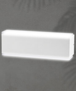 ΑΠΛΙΚΑ ΤΟΙΧΟΥ ΑΛΟΥΜΙΝΙΟΥ LED UPDOWN ΤΕΤΡΑΓΩΝΗ 10W ΛΕΥΚΗ ARTE ILLUMINA NIKITA EUROLAMP – 145-82093