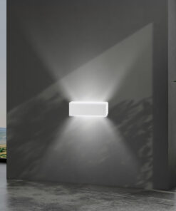 ΑΠΛΙΚΑ ΤΟΙΧΟΥ ΑΛΟΥΜΙΝΙΟΥ LED UPDOWN ΤΕΤΡΑΓΩΝΗ 10W ΛΕΥΚΗ ARTE ILLUMINA NIKITA EUROLAMP – 145-82093