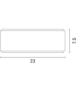 ΑΠΛΙΚΑ ΤΟΙΧΟΥ ΑΛΟΥΜΙΝΙΟΥ LED UPDOWN ΤΕΤΡΑΓΩΝΗ 10W ΛΕΥΚΗ ARTE ILLUMINA NIKITA EUROLAMP – 145-82093