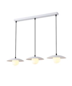 ΦΩΤΙΣΤΙΚΟ ΚΡΕΜΑΣΤΟ ΜΕΤΑΛΛΟ 3ΦΩΤΟ G9 Φ900mm ΛΕΥΚΟ ARTE ILLUMINA COBA CABANA EUROLAMP – 144-28526