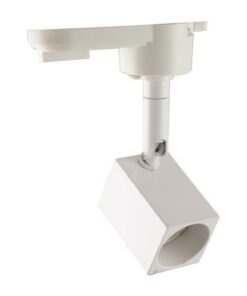 ΣΠΟΤ ΡΑΓΑΣ 2 ΓΡΑΜΜΩΝ GU10 30x30mm 4cm ΣΤΥΛΟΣ ΛΕΥΚΟ EUROLAMP – 145-59071