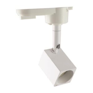 ΣΠΟΤ ΡΑΓΑΣ 2 ΓΡΑΜΜΩΝ GU10 30x30mm 4cm ΣΤΥΛΟΣ ΛΕΥΚΟ EUROLAMP – 145-59071