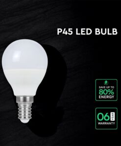 LED Λάμπα E14 Γλομπάκι P45 V-TAC Cree Chip 6.5W 600lm Θερμό Λευκό 3000K 6yrs Wty – 218656