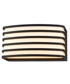 ΑΠΛΙΚΑ ΤΟΙΧΟΥ ΟΒΑΛ Ε27 200X100X90mm ΜΑΥΡΟ ARTE ILLUMINA EUROLAMP – 145-20240