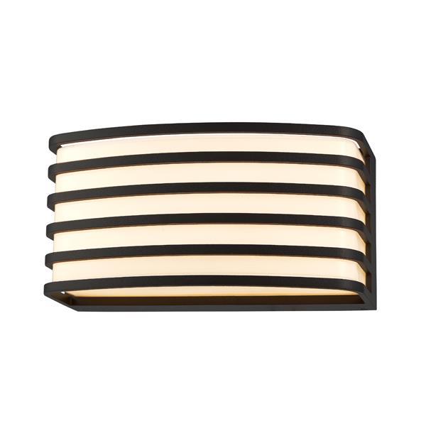 ΑΠΛΙΚΑ ΤΟΙΧΟΥ ΟΒΑΛ Ε27 200X100X90mm ΜΑΥΡΟ ARTE ILLUMINA EUROLAMP – 145-20240