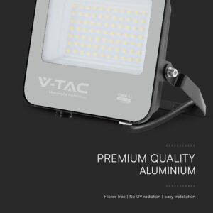 LED Προβολέας 50W Αδιάβροχος IP65 V-TAC Cree Chip Μαύρος 115° 5740lm Θερμό Λευκό 3000K 6yrs Wty – 231996