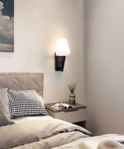 Φωτιστικό Τοίχου Κρεβατιού Ξενοδοχείου 2W LED CREE Chip Μαύρο Σώμα με Θύρες Φόρτισης USB 3000K V-TAC – 240016