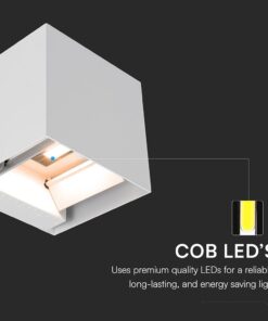 Ηλιακό Φωτιστικό Τοίχου 3W LED CCT Λευκό IP65 με Ανίχνευση Κίνησης V-TAC – 24063