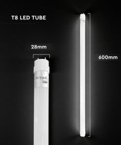 LED Λάμπα T8 G13 60cm 7W V-TAC Cree Chip 1050lm 160° Ψυχρό 6500K 6yrs Wty – 240656