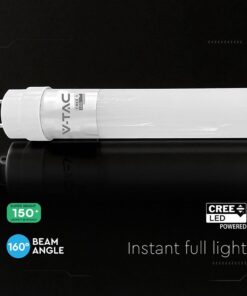 LED Λάμπα T8 G13 120cm 12W V-TAC Cree Chip 1800lm 160° Φυσικό 4000K 6yrs Wty – 240666