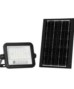 50W LED Ηλιακός Προβολέας CCT 2000K-8000K Μαύρος IP65 V-TAC – 24082