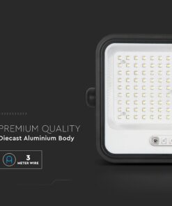 300W LED Ηλιακός Προβολέας CCT 2000K-8000K Μαύρος IP65 V-TAC – 24086