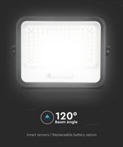 300W LED Ηλιακός Προβολέας CCT 2000K-8000K Μαύρος IP65 V-TAC – 24086