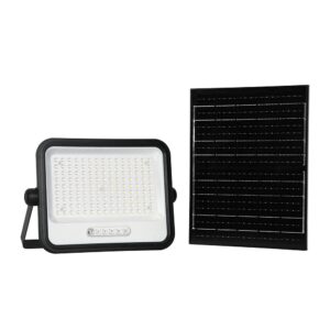 300W LED Ηλιακός Προβολέας CCT 2000K-8000K Μαύρος IP65 V-TAC – 24086