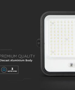 400W LED Ηλιακός Προβολέας CCT 2000K-8000K Μαύρος IP65 V-TAC – 24086