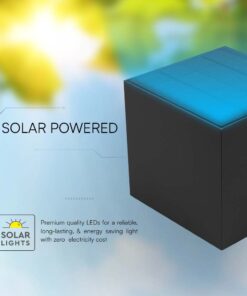 Ηλιακό Φωτιστικό Τοίχου 3W LED CCT Aνθρακί IP65 V-TAC – 24089